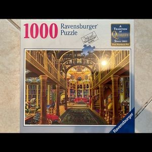 Ravensberger jigsaw puzzle - World of Words (library). 1000 pieces. NEW